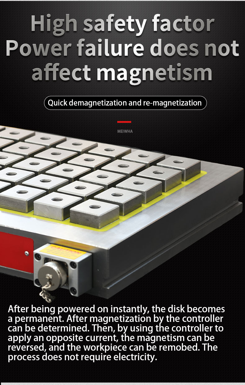 Milling CNC Magnetic Table